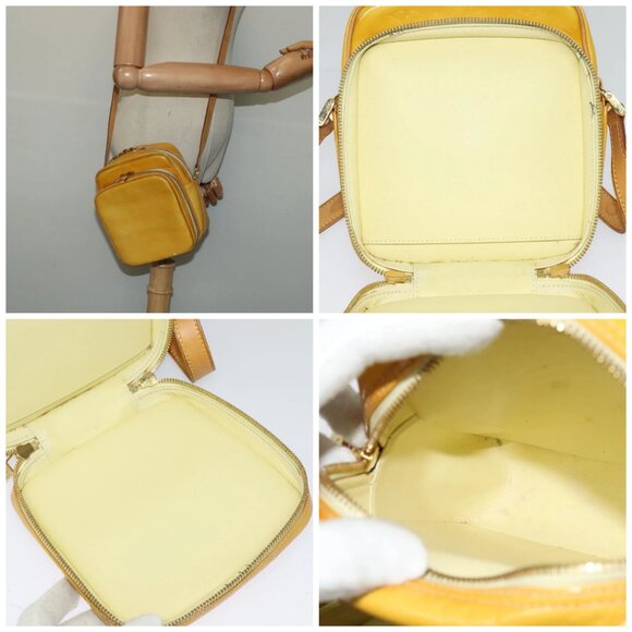 LOUIS VUITTON Monogram Vernis Wooster Bag Lime Yellow - Picture 16 of 16
